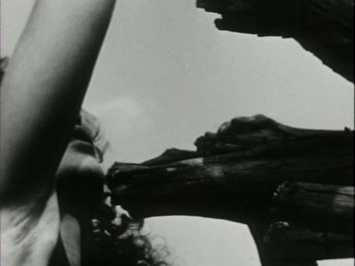 Screenshots of At Land. Dir. Maya Deren, 1944.
