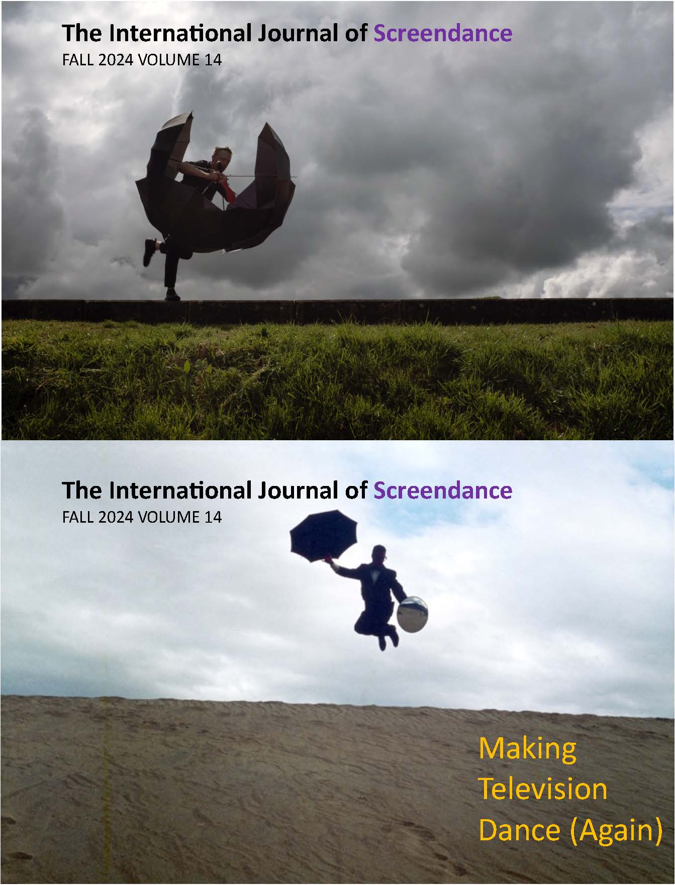 Cover for Vol. 14 of The International Journal of Screendance